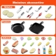 WOOPIE Grill Barbecue Kuchnia Ogrodowa Interaktywna LED Zestaw XL 31 el.
