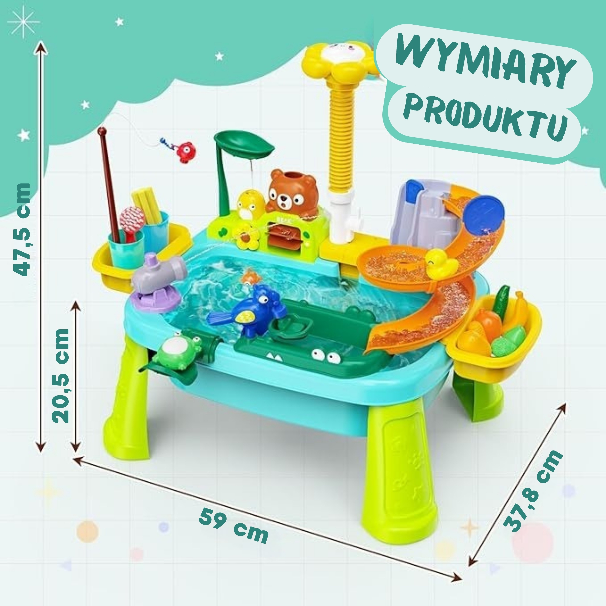 Wodny Świat Przygód 4w1 - Stolik Woopie