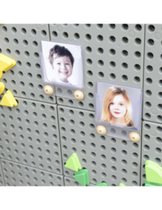 MASTERKIDZ Przezroczysty Uchwyt Etui Na Zdjęcia Karty 6 szt. 2