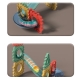WOOPIE Klocki Magnetyczne Konstrukcyjne Tor Kulkowy 3D 228el.