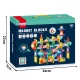 WOOPIE Klocki Magnetyczne Konstrukcyjne Tor Kulkowy 3D 105el.