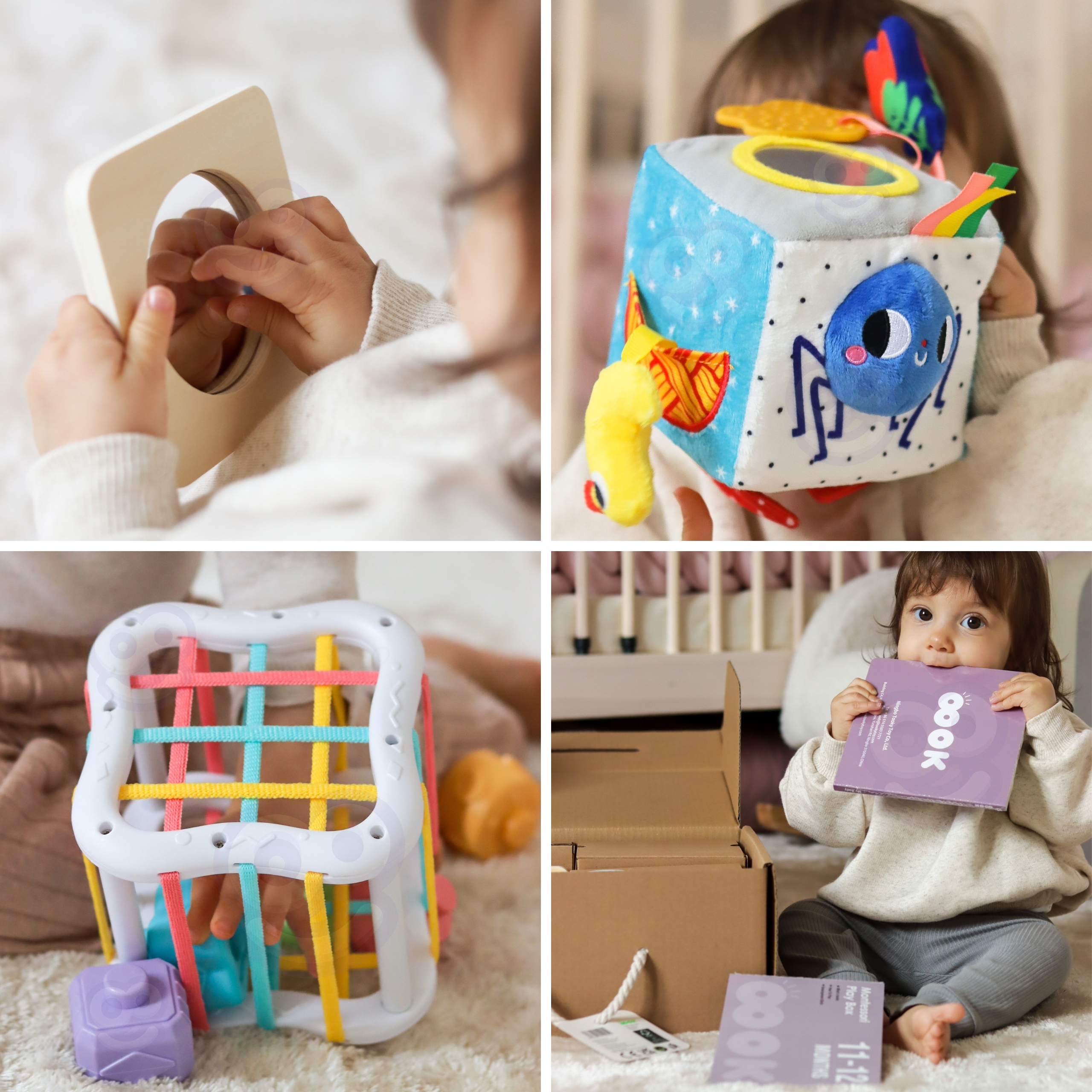 Box pudełko xxl montessori edukacyjne 5w1 sensoryczne 11-12 mies