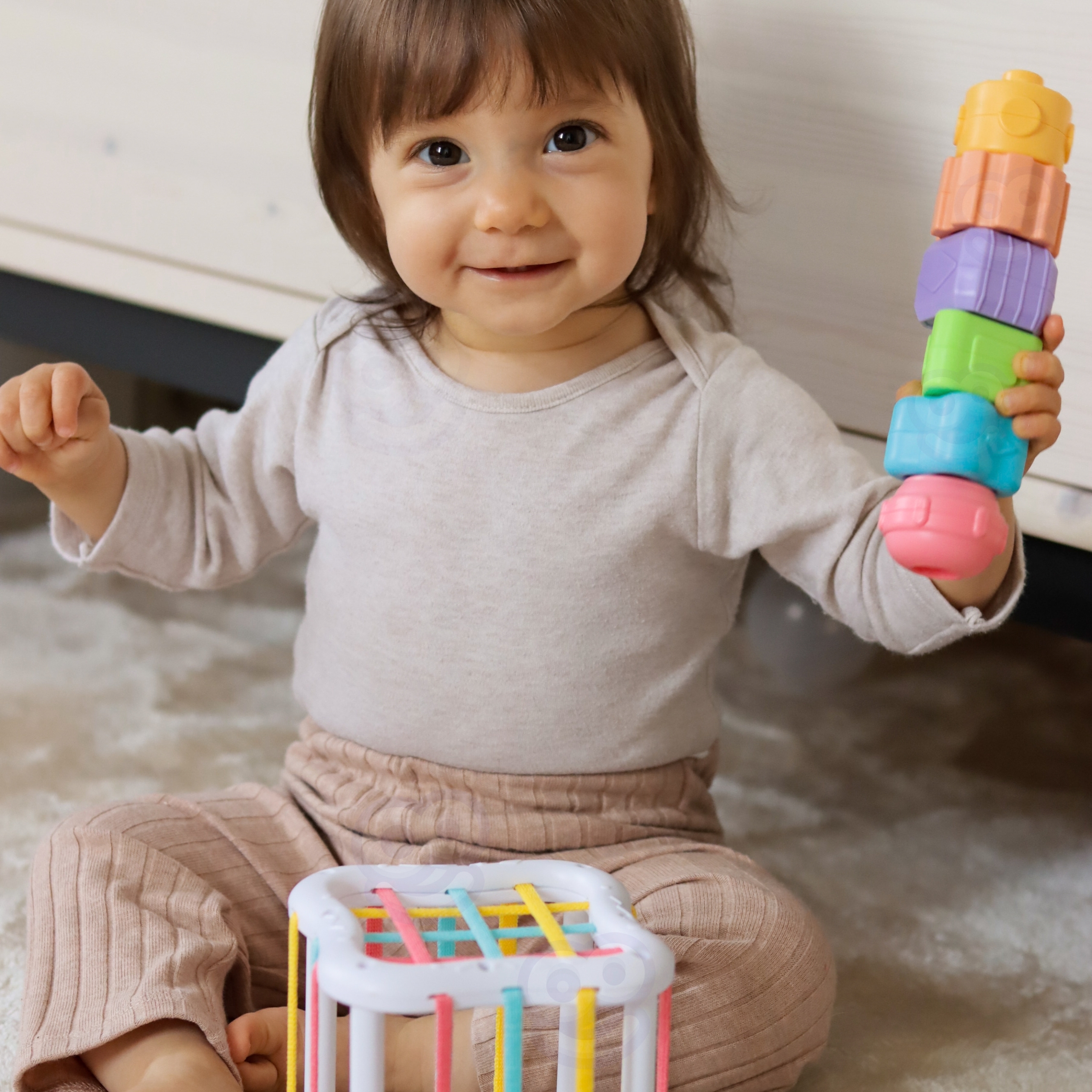 Box pudełko xxl montessori edukacyjne 5w1 sensoryczne 11-12 mies