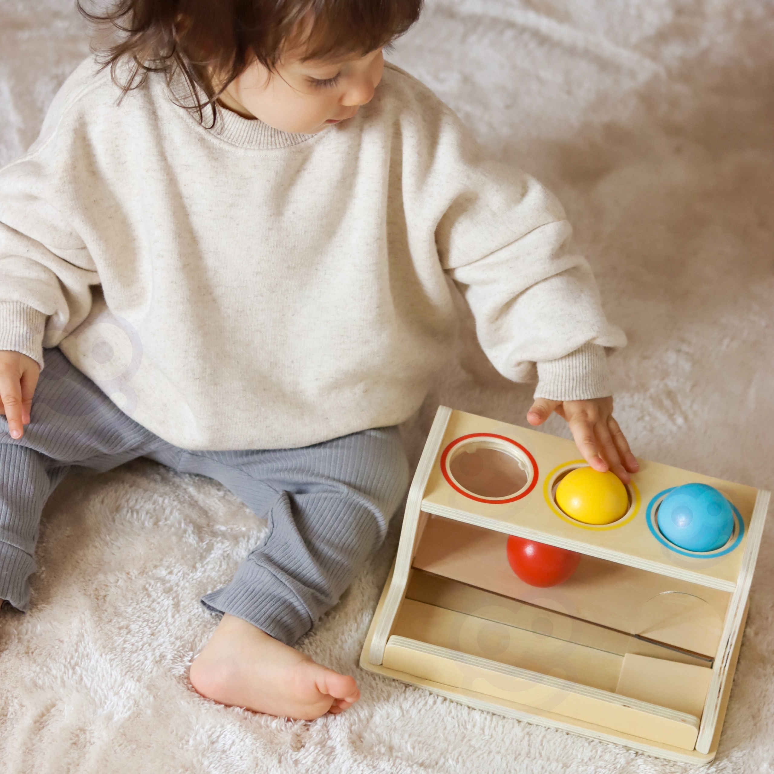 Box pudełko xxl montessori edukacyjne 5w1 sensoryczne 11-12 mies