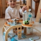 TOOKY TOY Drewnian Kosmiczny Parking Stacja Kosmiczna