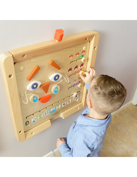 MASTERKIDZ Tablica Edukacyjna Jak Się Czujesz?  Nauka Emocji