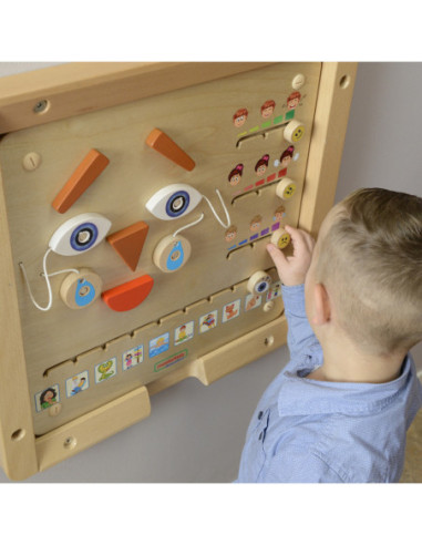 MASTERKIDZ Tablica Edukacyjna Jak Się Czujesz?  Nauka Emocji