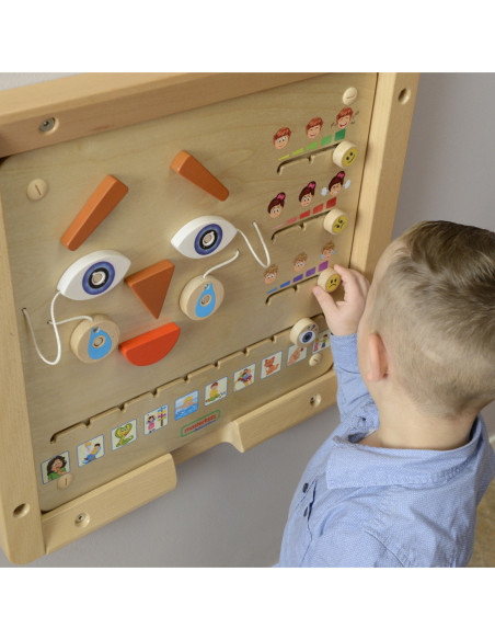 MASTERKIDZ Tablica Edukacyjna Jak Się Czujesz?  Nauka Emocji