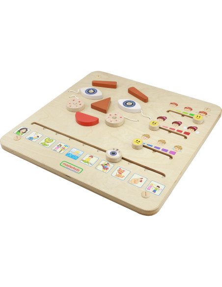 MASTERKIDZ Tablica Edukacyjna Jak Się Czujesz?  Nauka Emocji