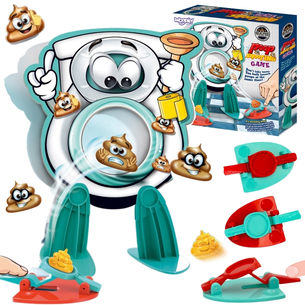 WOOPIE Gra Zręcznościowa Rodzinna Strzał Kupa do Sedesu