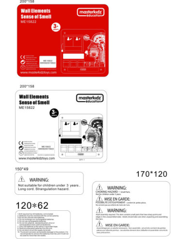 MASTERKIDZ Tablica Edukacyjna Zmysł Węchu