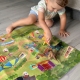 WOOPIE Zestaw Figurki Dinozaury 9szt. + Mata + Kuferek