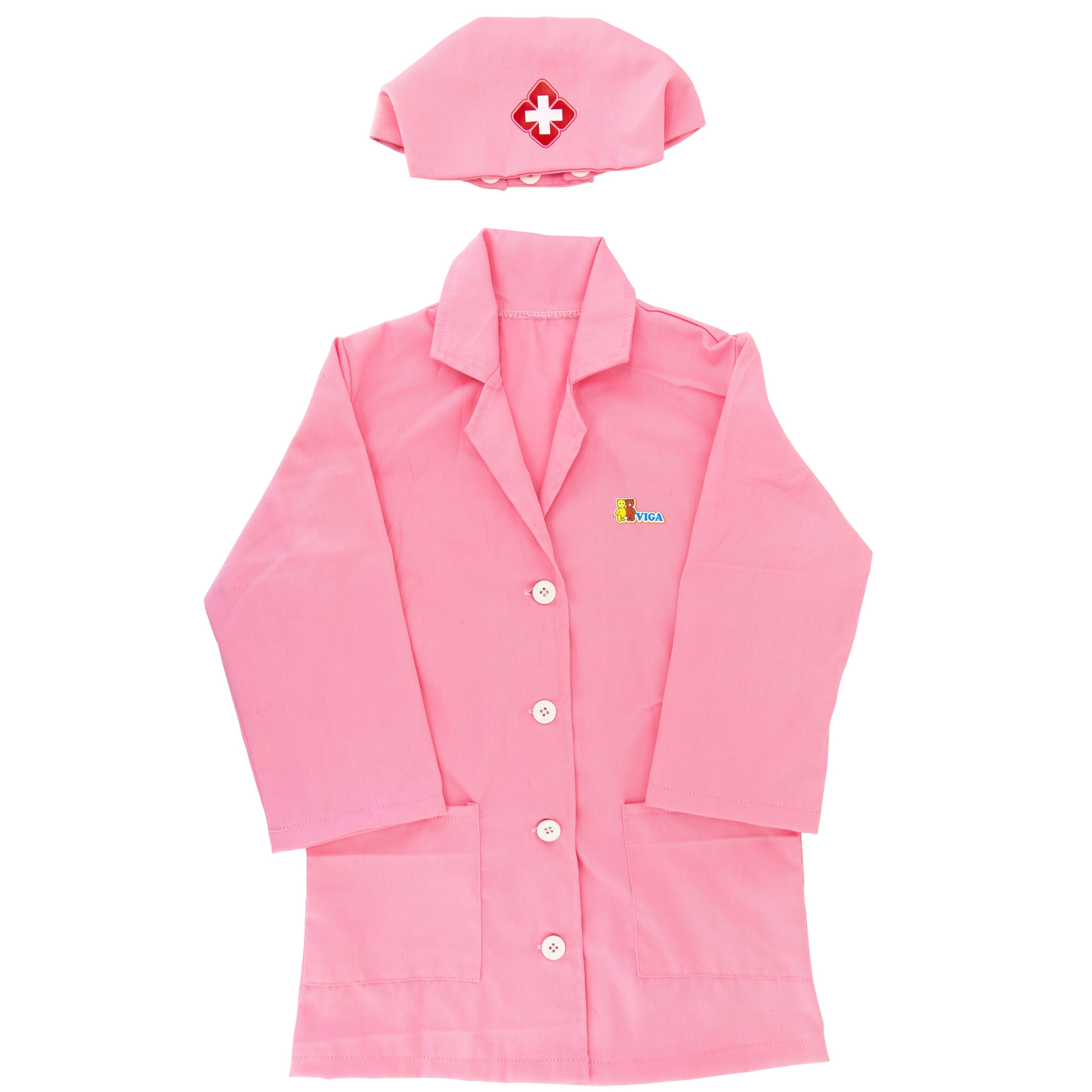 VIGA Strój Mundurek i Kapelusz Małej Pielęgniarki