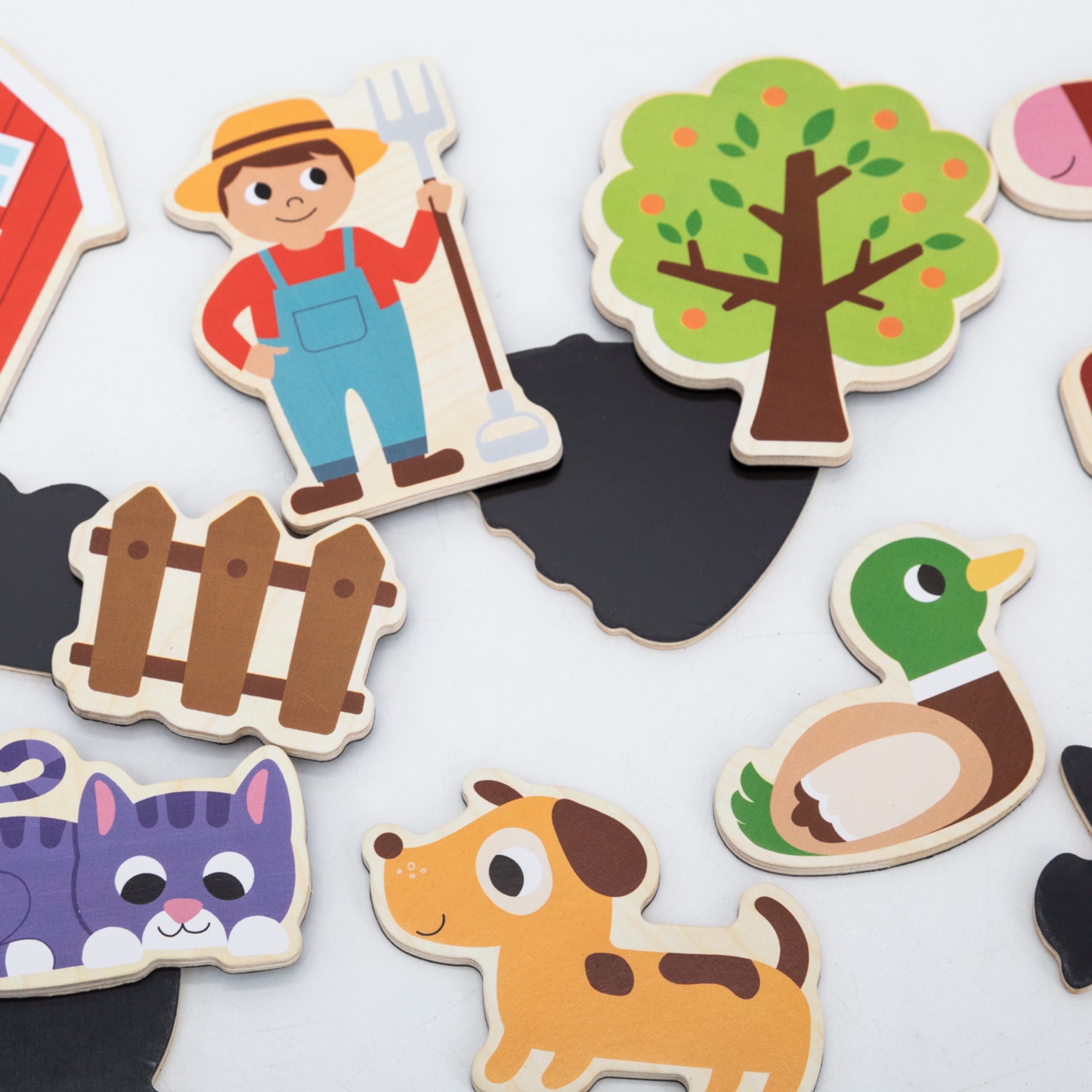 VIGA Magnetyczni Przyjaciele z Farmy 20 szt. Magnesów – Kreatywna Zabawa z Wiejskimi Zwierzątkami