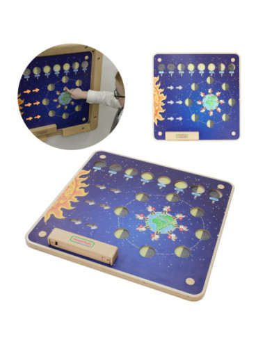 MASTERKIDZ Tablica Edukacyjna Fazy Księżyca