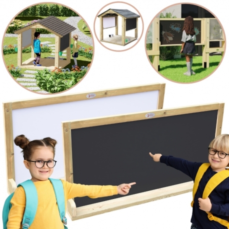 CLASSIC WORLD EDU Drewniana Tablica Kredowa Edukacyjna