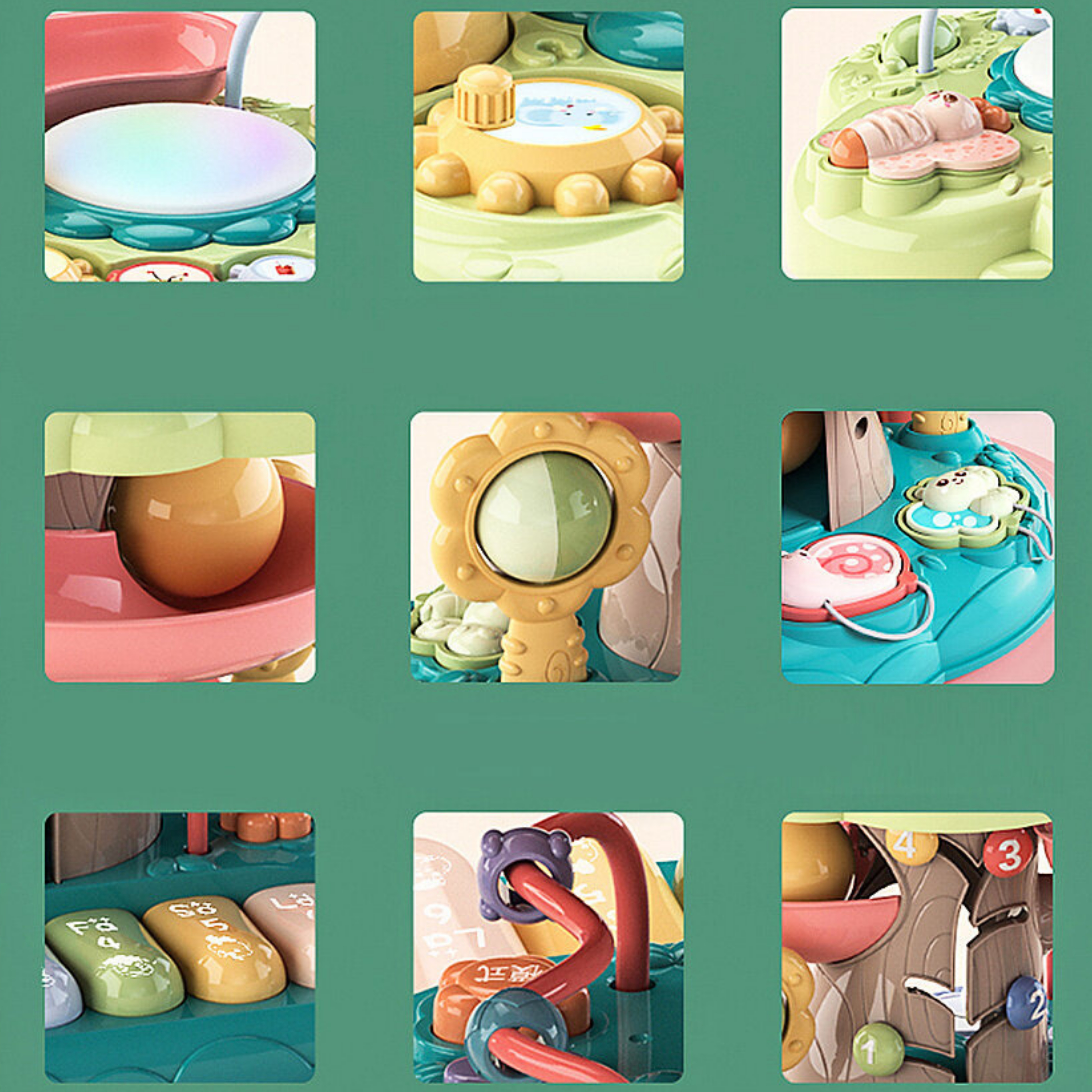 Interaktywne Drzewko Edukacyjne Pianino Led