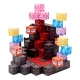 WOOPIE Klocki Magnetyczne Bloczki Sześciany Piksele Mine Craft 74el.