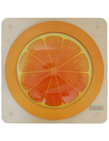 MASTERKIDZ Tablica Edukacyjna Sensoryczna Pomarańcza