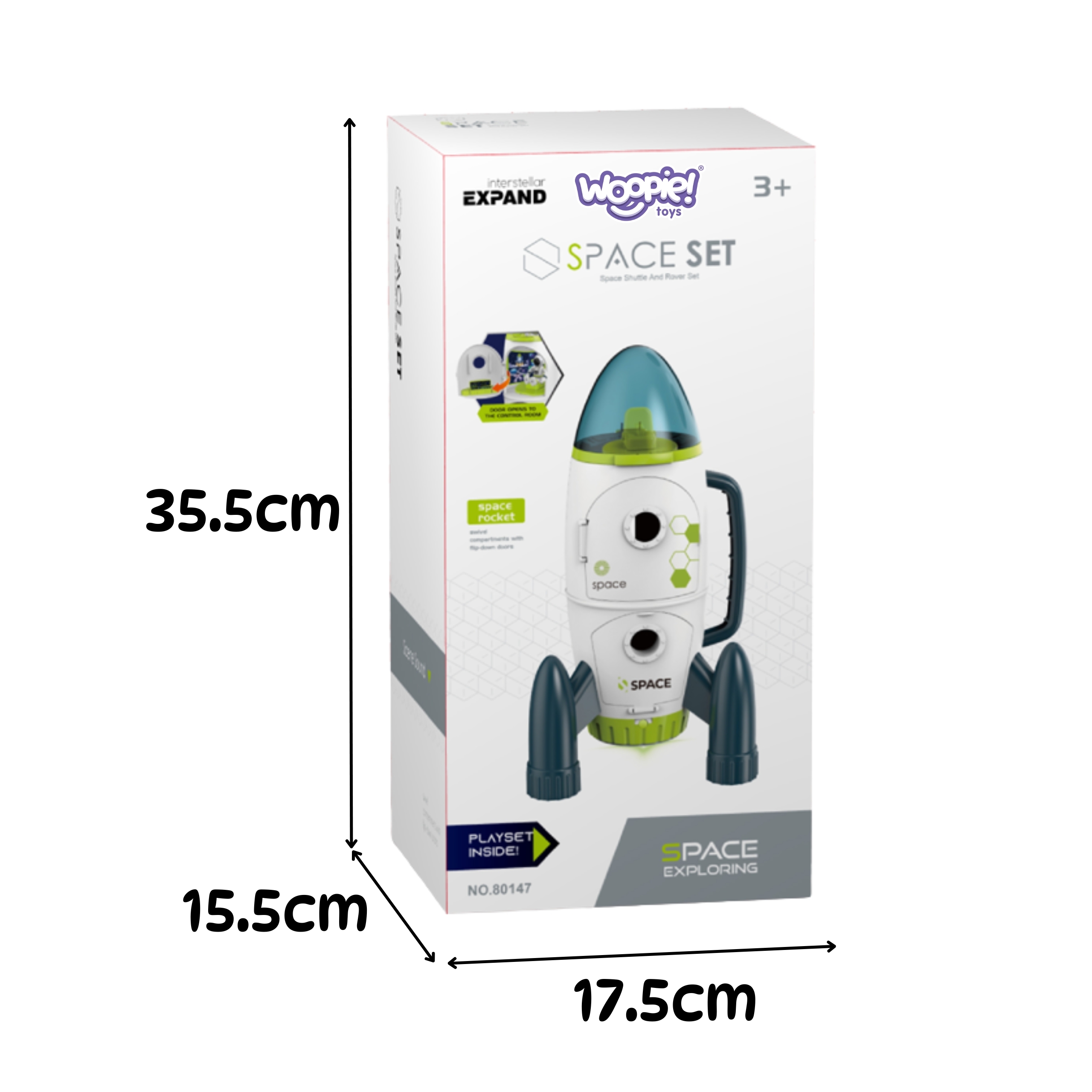 WOOPIE Interaktywny Prom Kosmiczny Space Set