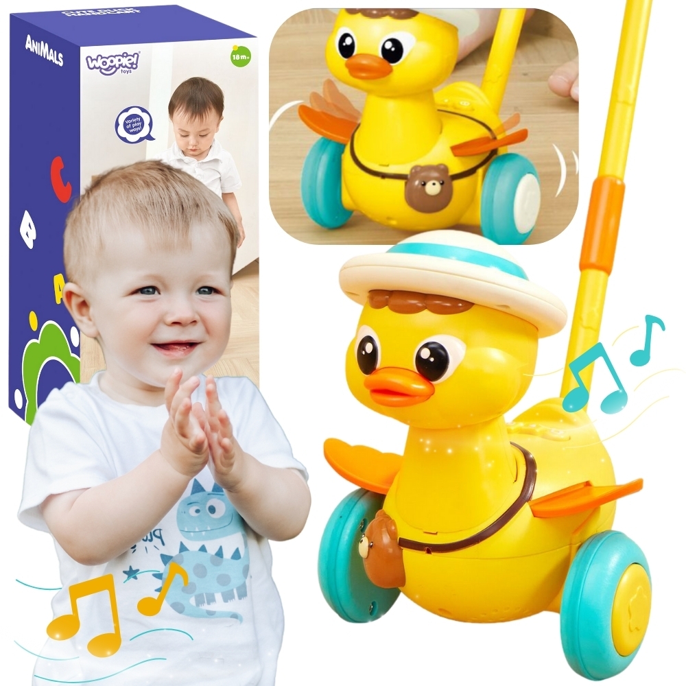 WOOPIE Pchacz na Kijku Kaczuszka Efekty Dźwiękowe i Świetlne