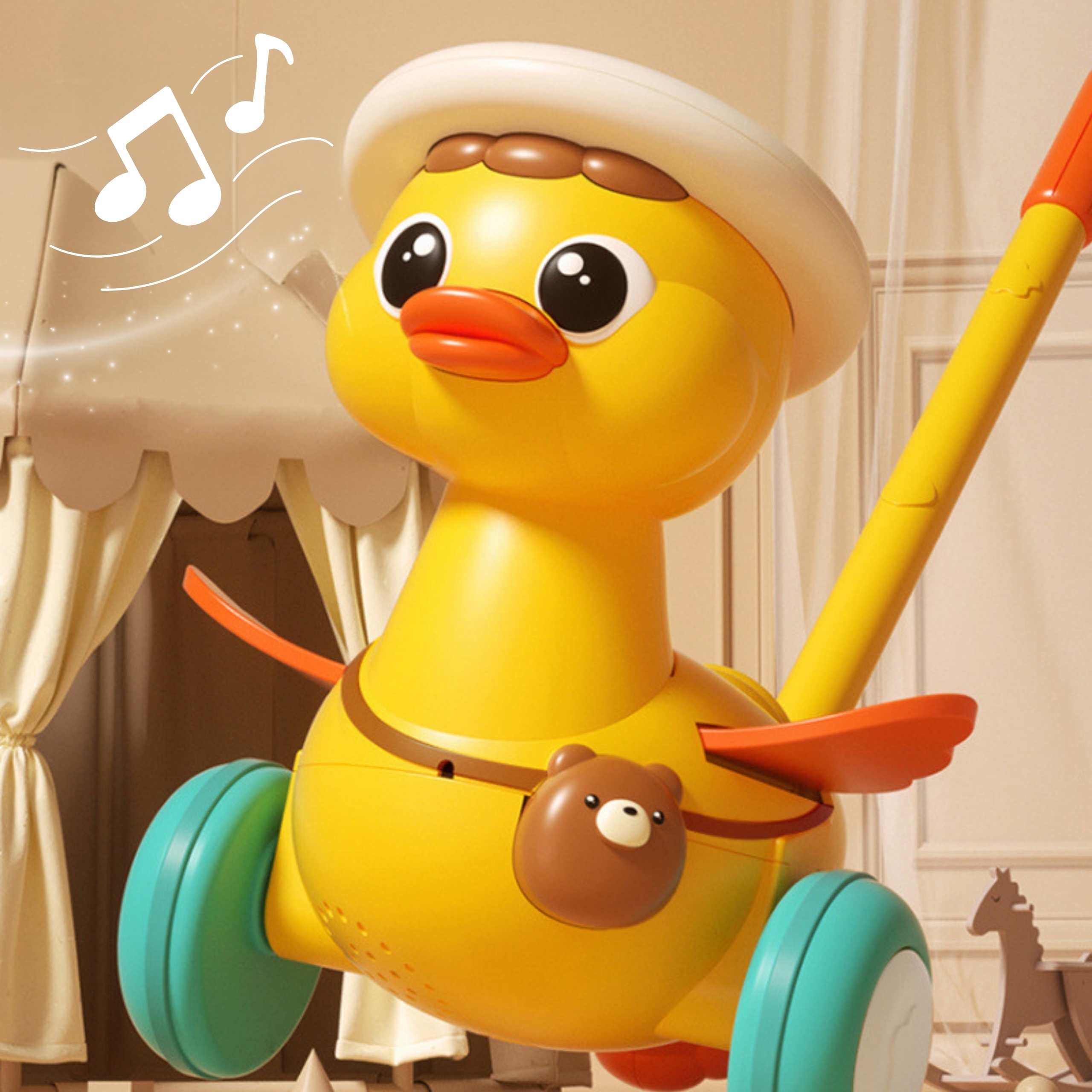 WOOPIE Pchacz na Kijku Kaczuszka Efekty Dźwiękowe i Świetlne