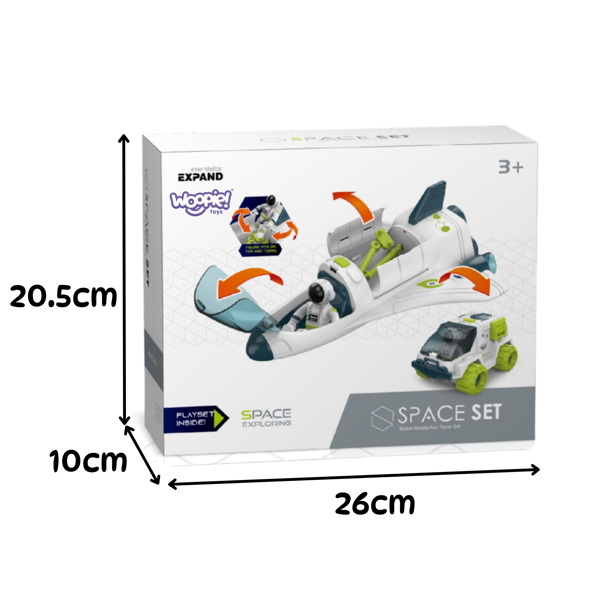 Zestaw kosmiczny prom i łazik space set - 5 z 5