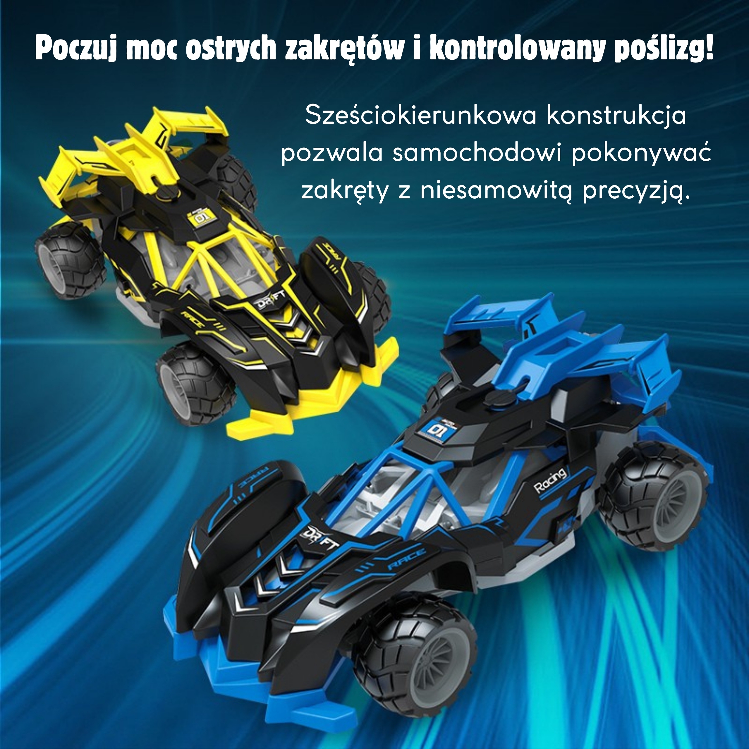 WOOPIE Samochód Wyścigowy Zdalnie Sterowany RC