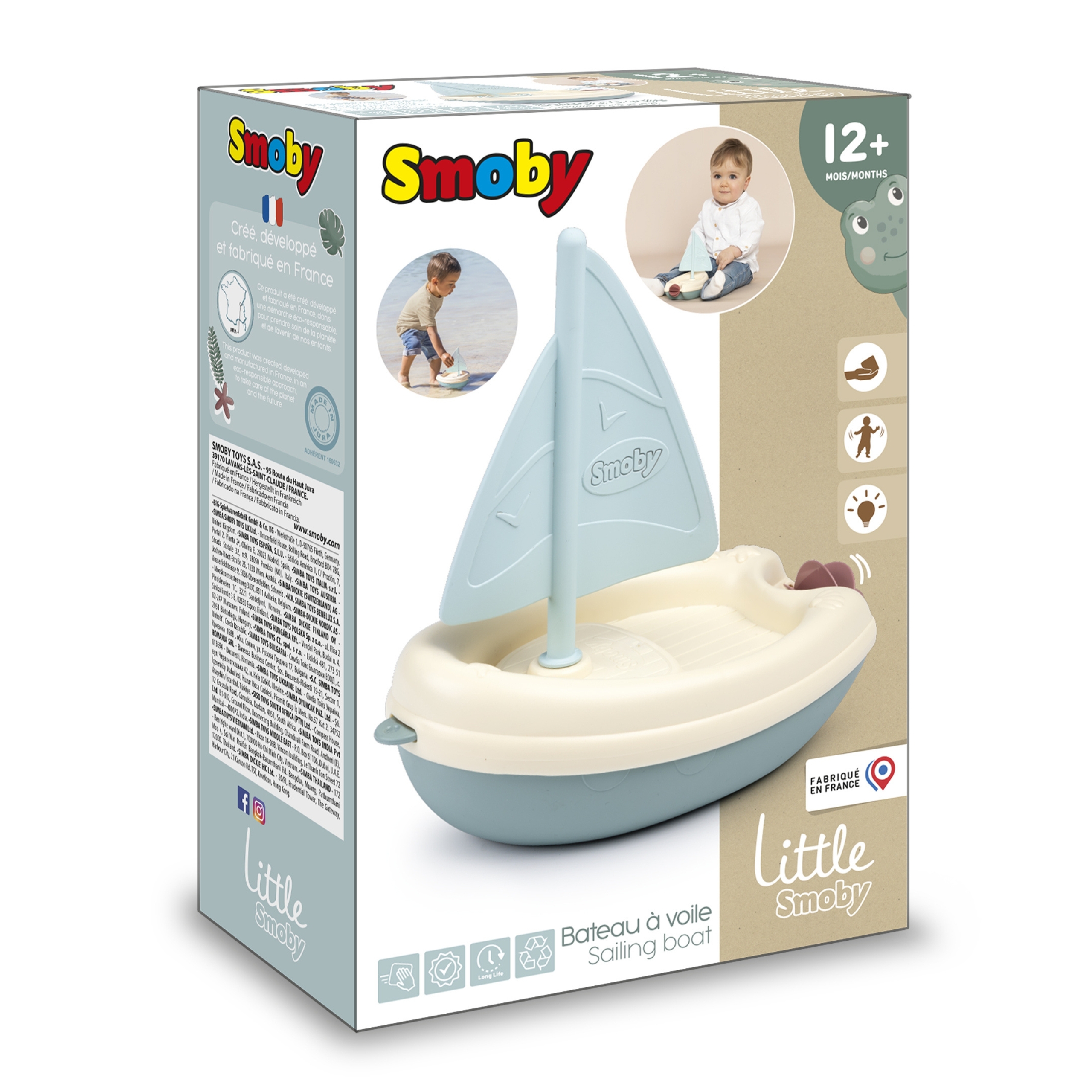 Smoby Little Żaglówka z Bioplastiku do Wody
