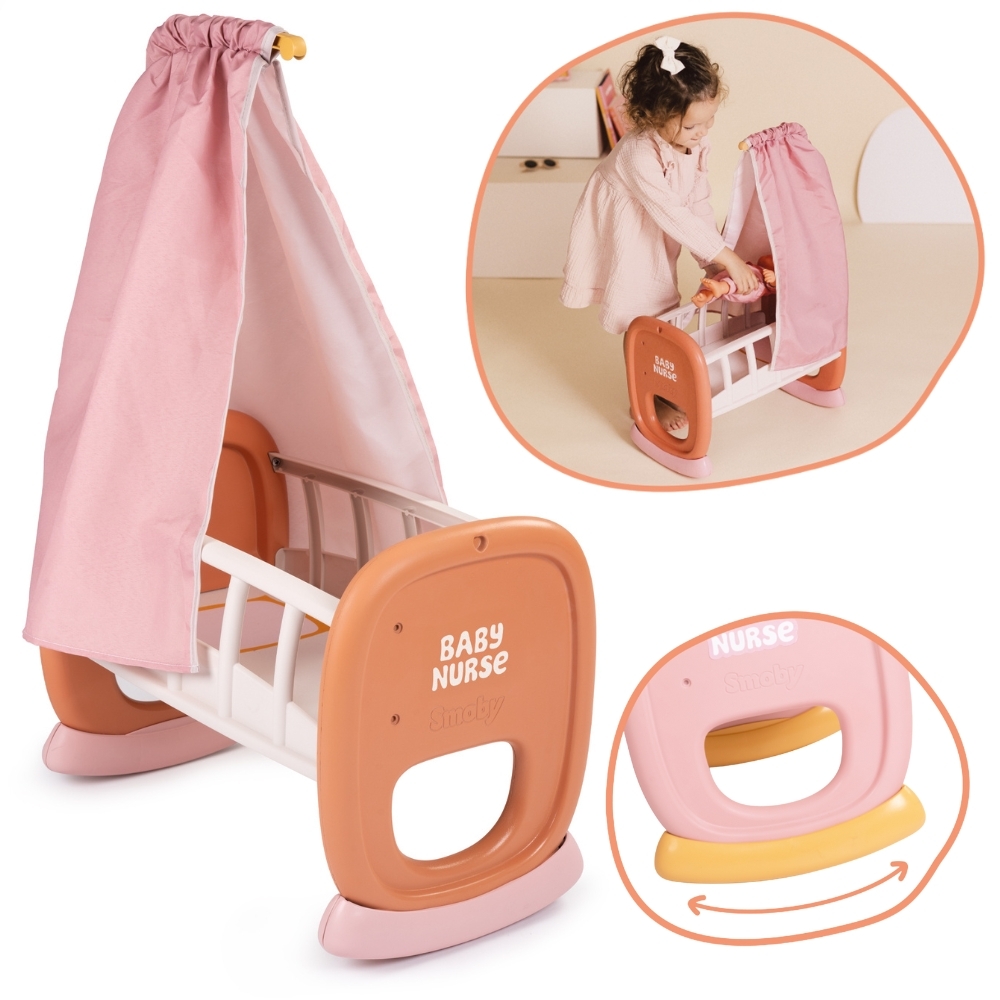 Smoby Baby Nurse Kołyska z Baldachimem