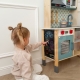TOOKY TOY Duża Drewniana Kuchnia dla Dzieci 10 el.