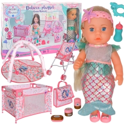 WOOPIE ROYAL Lalka Bobas Syrenka 18 Akcesorii