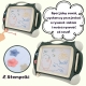 WOOPIE Znikopis Tablica Magnetyczna Kolorowa + 2 Stempelki