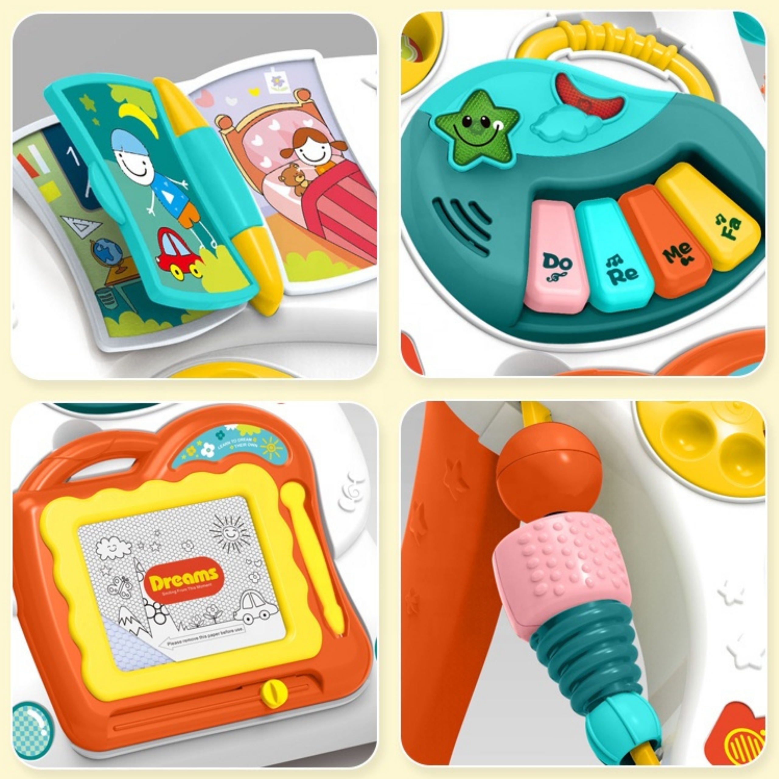 WOOPIE BABY Grający Chodzik z Znikopisem