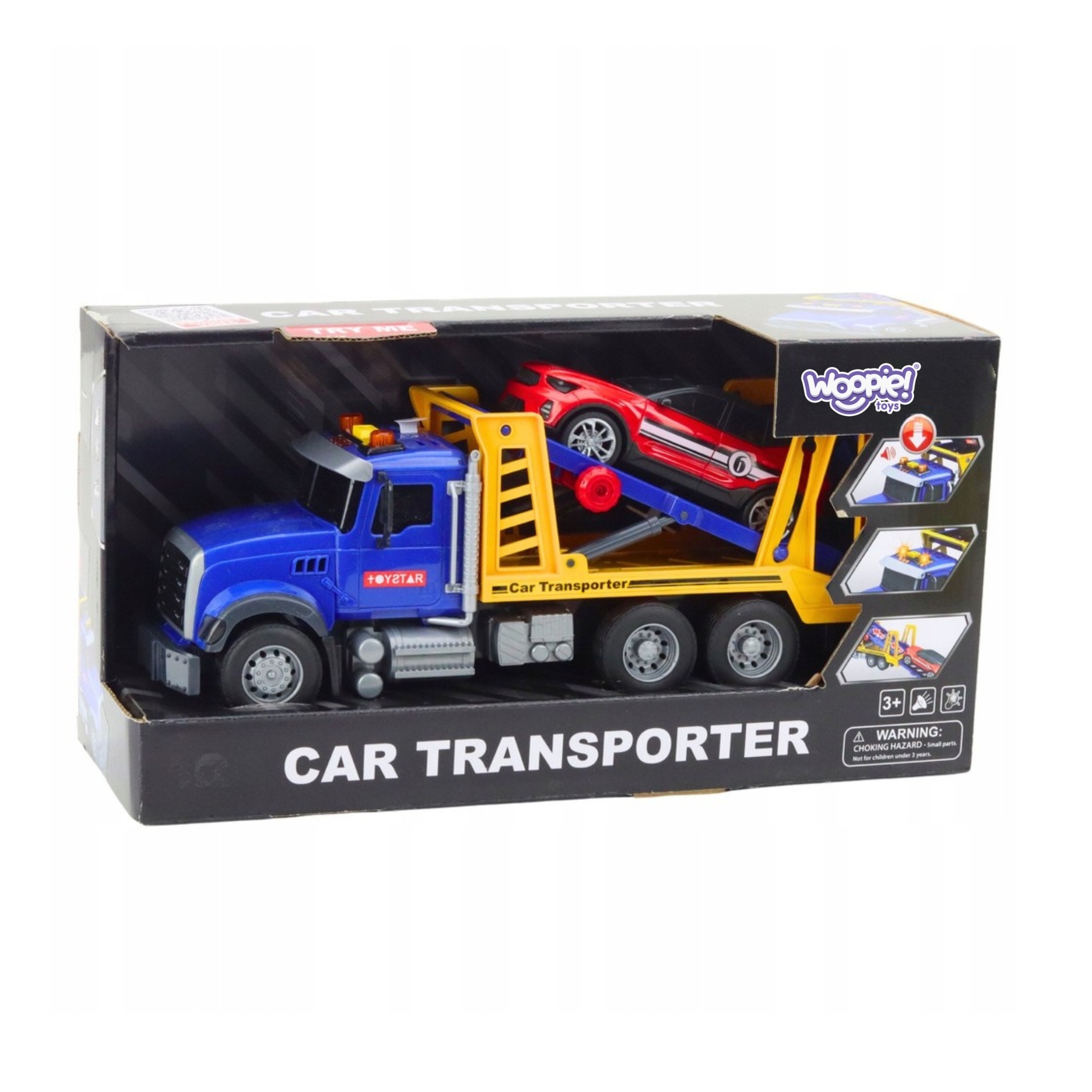 Laweta ciężarówka transporter z autkiem światło dźwięk - 7 z 7