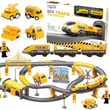 WOOPIE Kolejka Elektryczna Pendolino Zestaw 92el.