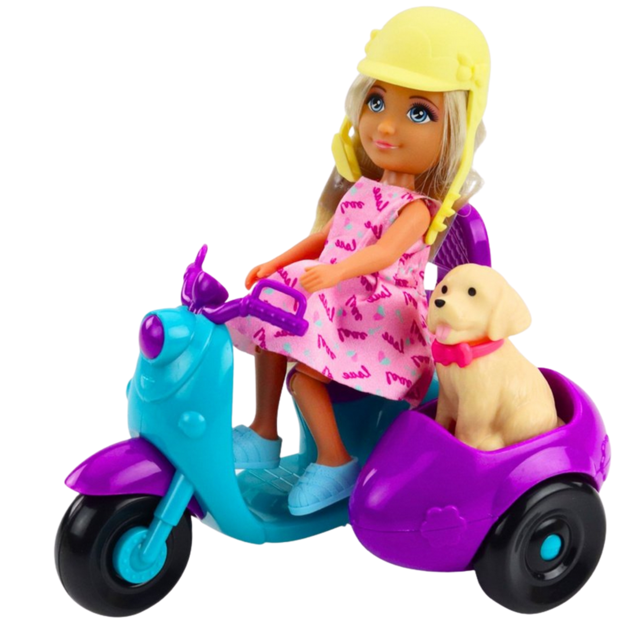 Royal laleczka na skuterze z pieskiem - 3 z 3
