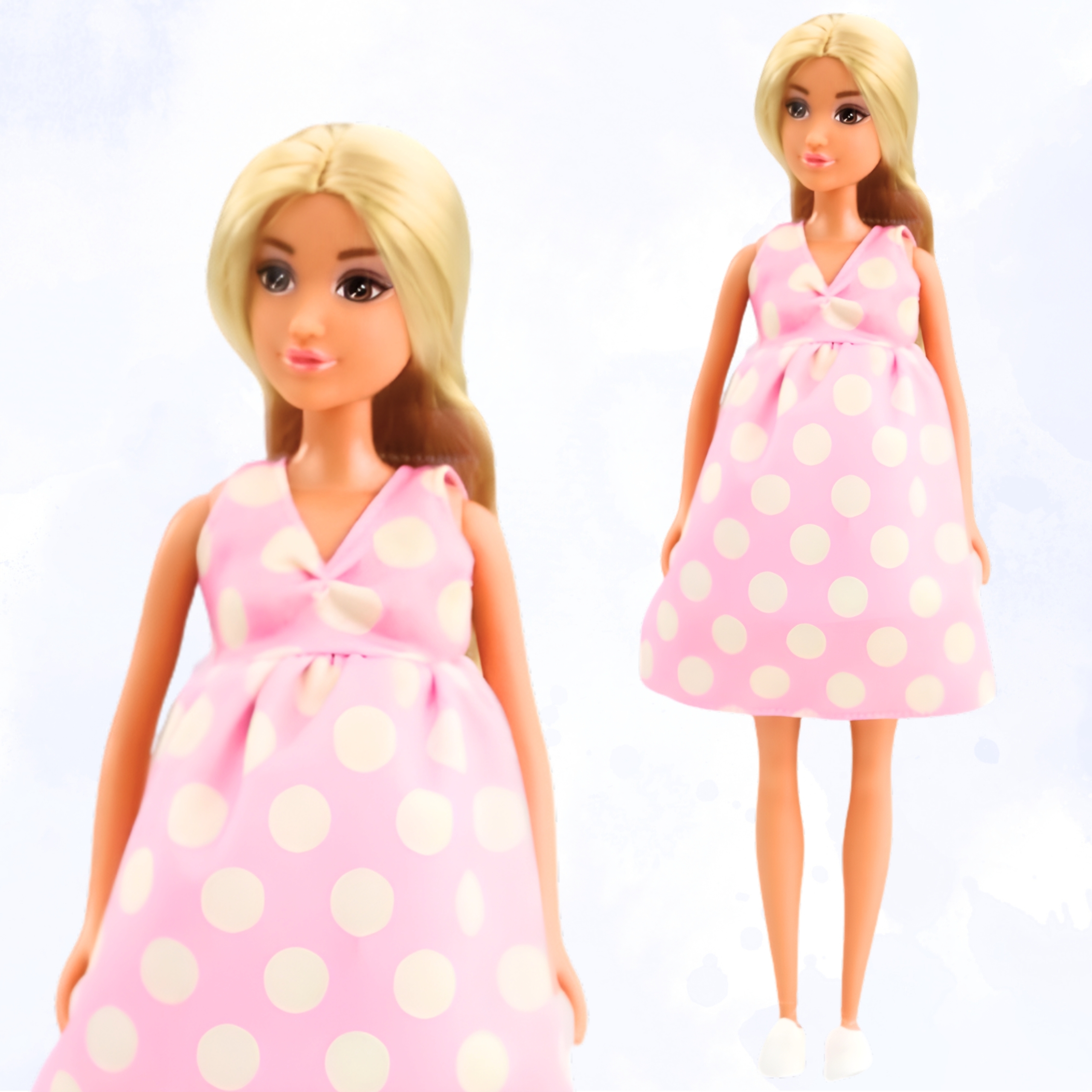 Zestaw lalek rodzina lily w ciąży tata niemowlak - 2 z 4