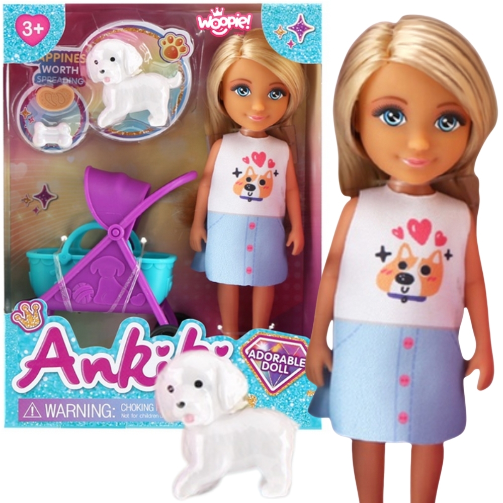 Royal laleczka z wózkiem i pieskiem - Przedstawiamy uroczą laleczkę Niki, od marki WOOPIE ROYAL! która zapewni...