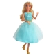 WOOPIE ROYAL Lalka Lily 30 cm Długie Blond Włosy Elegancka Turkusowa Sukienka
