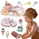 TOOKY TOY Sweet Cake Drewniany Zestaw Słodkości w Pudełku