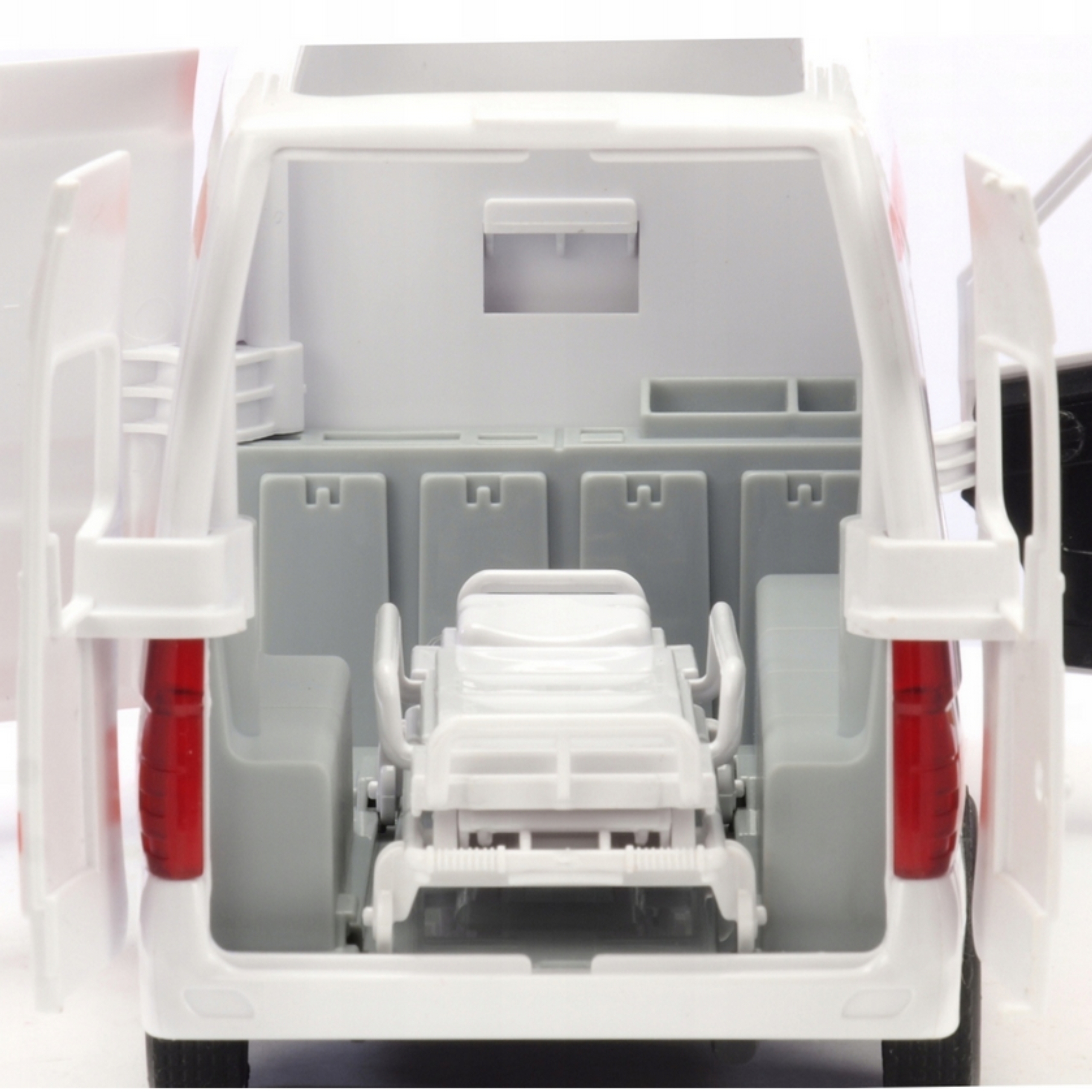 Pogotowie karetka ambulans nosze w zestawie + sygnały dźwiękowe i świetlne - 3 z 6