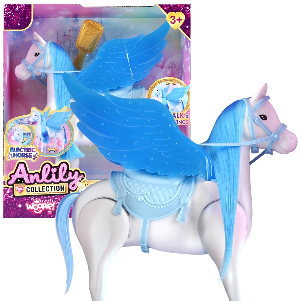 Interaktywny magiczny konik pegaz dla księżniczki - Odkryj niezwykłego Interaktywny Konik Lily, który przeniesie Twoje dziecko...