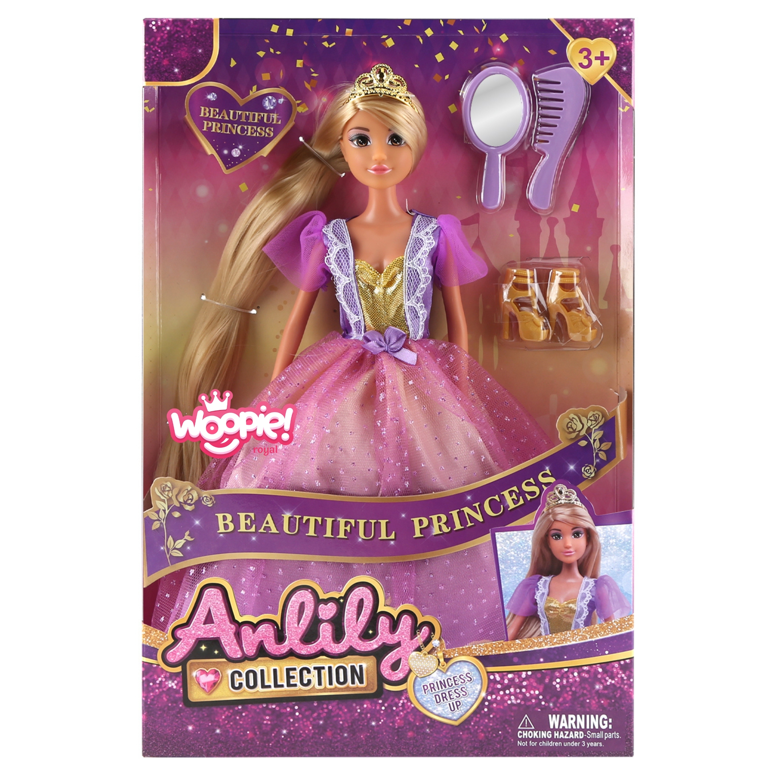 Lalka lili księżniczka z długimi włosami i akcesoriami - 2 z 2