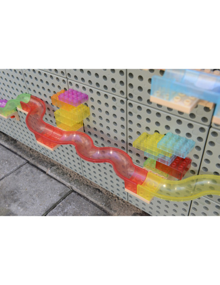 MASTERKIDZ Zestaw Konstrukcyjny Tor dla Piłek Tablica STEM 440elementów