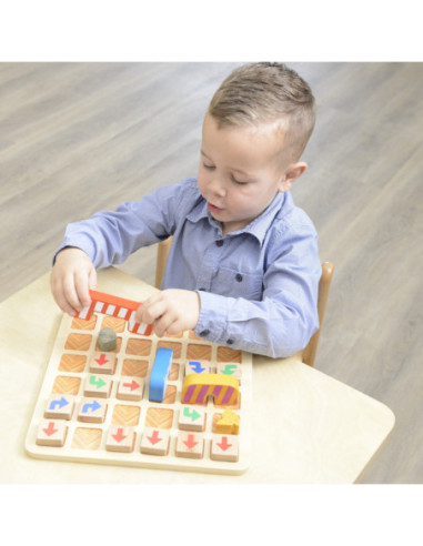 MASTERKIDZ Labirynt Edukacyjny Gra Znajdź Drogę do Sera!