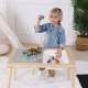 WOOPIE GREEN Drewniany Stolik Aktywności Talica Kredowa Pojemniki