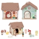 CLASSIC WORLD Drewniany Domek Sensoryczny Edukacyjny z Zamkami Kłódkami 11el.