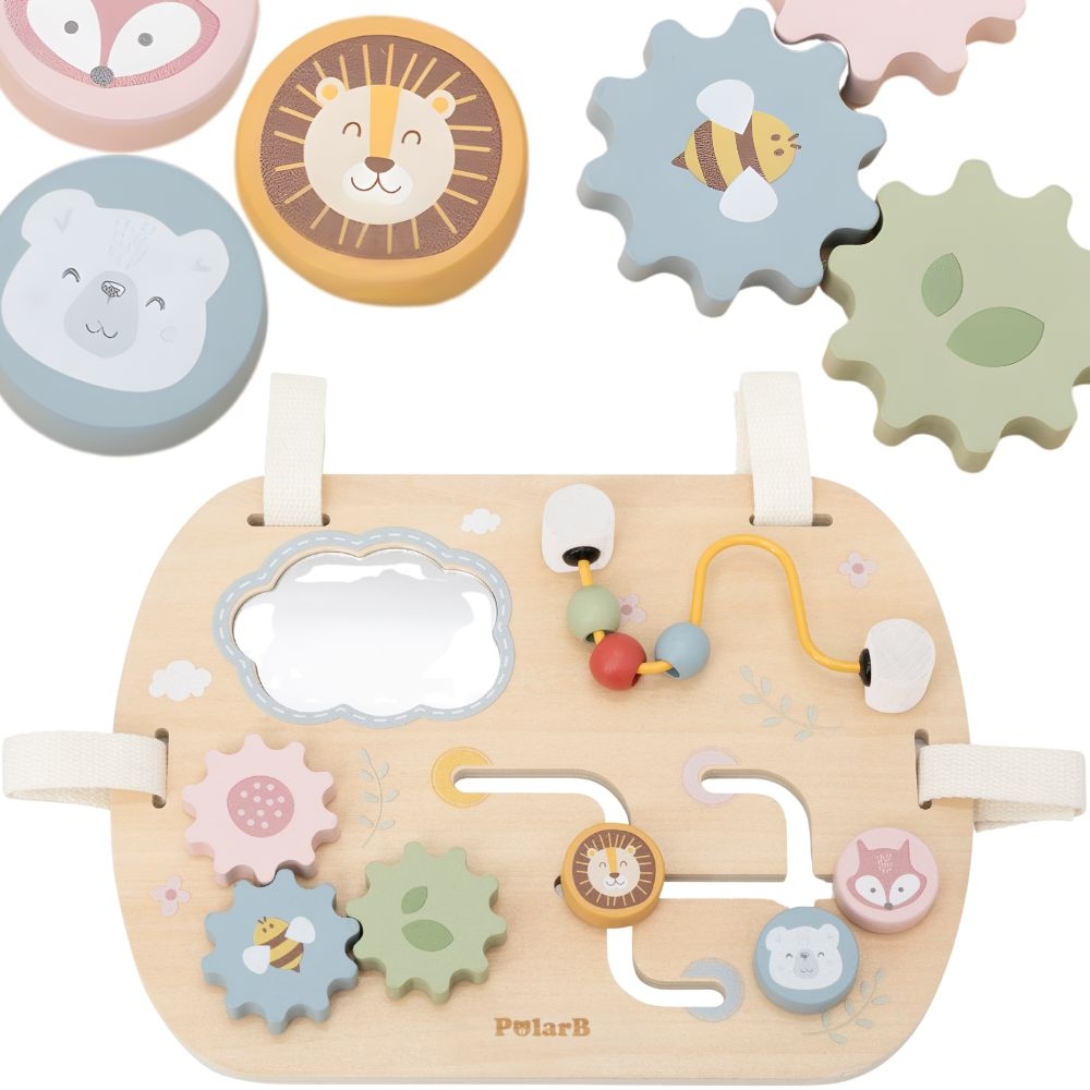 Drewniana tablica manipulacyjna wielofunkcyjna