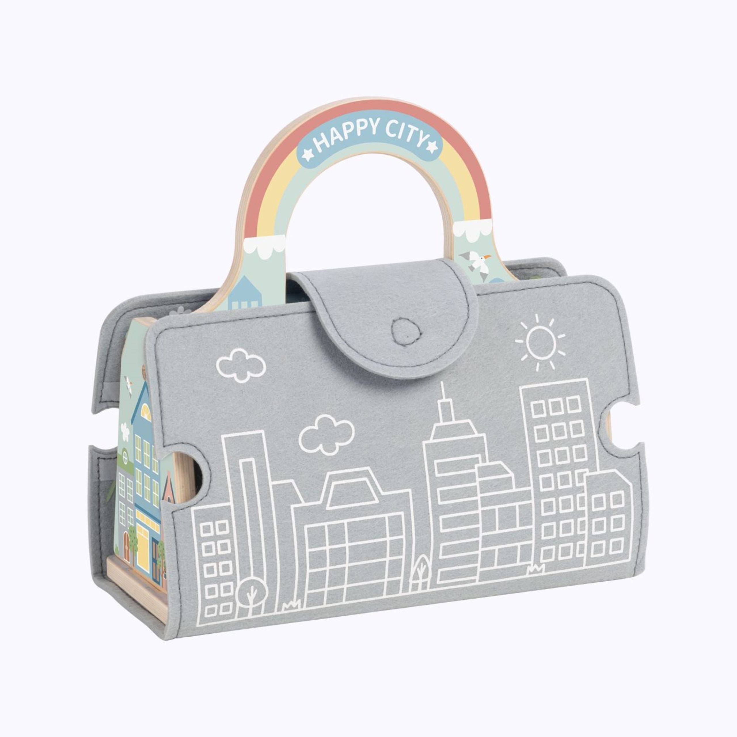 Zestaw mini miasto przenośny zestaw torba samochody - 5 z 5